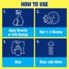 (8 pack) Total Bathroom Cleaner with OxiClean, Lemon Scent, 32 fl oz