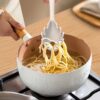 Black Silicone Cooking Utensils Set - 446°F Heat Resistant Kitchen Utensils,Turner Tongs,Spatula,Spoon,Brush,Whisk,Kitchen Utensil Gadgets Tools Set for Nonstick Cookware,Dishwasher Safe (BPA Free)