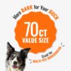 Triple Flavor Twists, Rawhide Chews for All Dogs, 70 Count