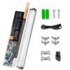 ECOSUB 24W T5 HO UVB Reptile Terrarium Habitat Lighting Kit, Black, 1 Count
