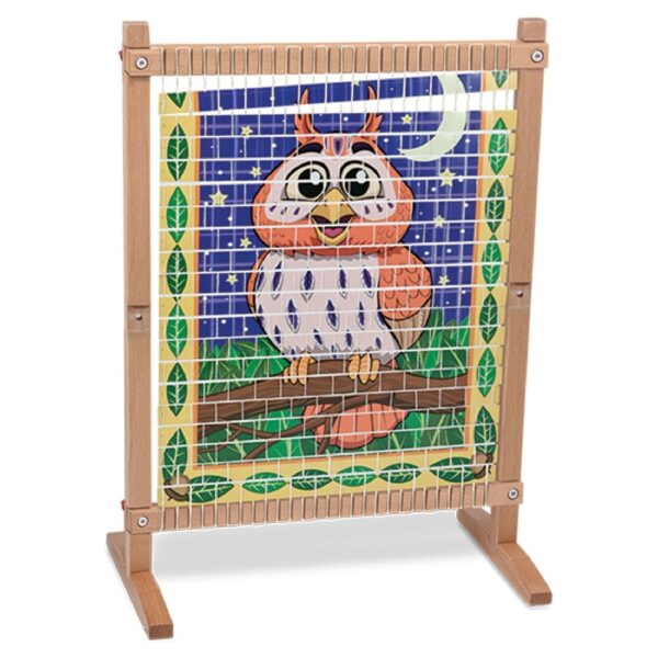 Melissa & Doug Wooden Multi-Craft Weaving Loom: Extra-Large Frame (22.75 x 16.5 inches)