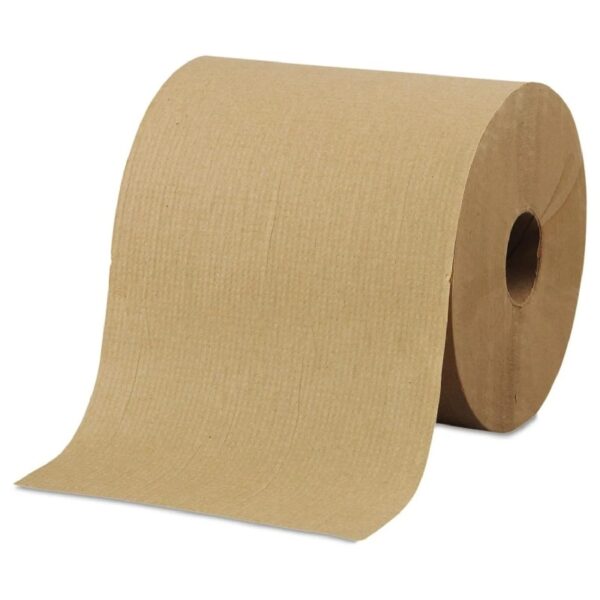 Hardwound Roll Towels 8-Inch x 800ft Brown 6 Rolls/Carton