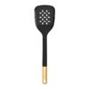 6-Piece Silicone Kitchen Utensil Tool Set with Rotating Rack by Drew Barrymore, Porcini Taupe
