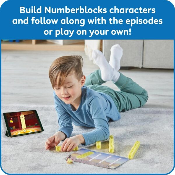 hand2mind MathLink Cubes Numberblocks OIF8 21-30 Activity Set, 20 Learning Activities, Counting Blocks, Linking Cubes, Educational Toys for Kids, Number Games, Math Manipulatives Kindergarten