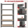 5-Tier Metal Boltless & Adjustable Storage Rack, Blue