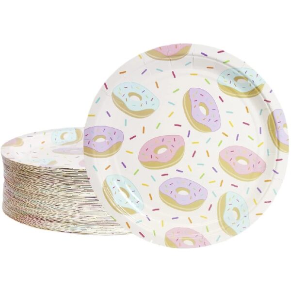 Party Supplies, Sprinkle Plates (9 in., 80 Pack)