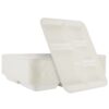 Compostable 5 Compartment Plates,50Pack Disposable Paper Plates,Heavy-Duty Biodegradable Sugarcane Plates,Eco-Friendly School Lunch Trays