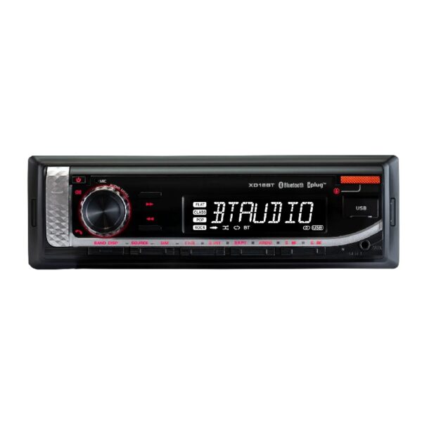Electronics XD18BT Single DIN Car Stereo Head Unit with Bluetooth, USB, AM/FM/MP3, New