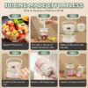 Portable Blender, BPA Free 27oz Personal Blender for Smoothies and Shakes, Juicer Blender (White)