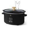 4Qt Slow Cooker with Touch-Activated Display, White Icing by Drew Barrymore