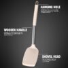 Silicone Cooking Utensils Set - Heat Resistant Silicone Kitchen Utensils for Cooking, Kitchen Utensil Spatula Set,BPA FREE Kitchen Gadgets Tools for Non-Stick Cookware Dishwasher Safe (Khaki)