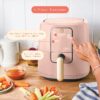 3 Qt Air Fryer with TurboCrisp Technology, White Icing by Drew Barrymore