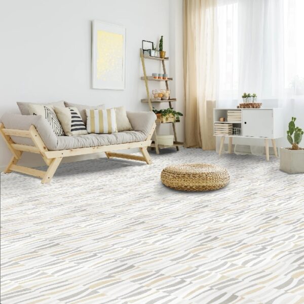 Retro Self Adhesive Vinyl Floor Tile - 20 Tiles/20 Sq. ft., 12 x 12, Slate Flooring Materials