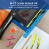 BAZIC School Kit Supplies Kit 86 Count, Bazic Products School Supplies Composition Books for Student 3-6 Grades, Spec May Vary, 1-Pack