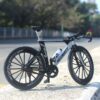 Mini Racing Bicycle Ornament Vehicles Mountain Bike Toy Model Decoration Crafts for Home (White#3)