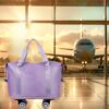 Expandable Luggage Bag With 360° Wheels Extra Large Capacity Wet/Dry Separation Ideal For Business Trips Gym Students And Travel