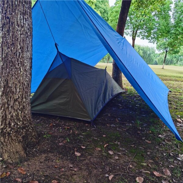 Camping Tent Waterproof 1 Person Shelter Survival easy for Mountaineering Beach Fishing Backpacking Hiking , Green