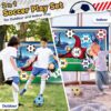 Ball Game Set for Boys, Indoor Outdoor Soccer Toys for 3-5 6-8 8-12 Years Old Kids
