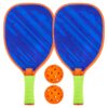 2 Player Pickleball Paddle Set - Youth Pickleball - (2) Wooden Paddles + (2) Pickleballs