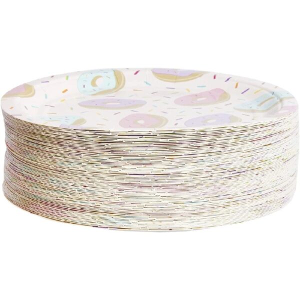 Party Supplies, Sprinkle Plates (9 in., 80 Pack)