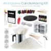 CraftBud Complete Soy Wax Candle Making Kit for Adults and Kids with 2LB Candle Wax for Candle Making Supplies