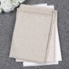 Himition 3pcs Clothing Linen Fabric DIY Solid Color Linen Cloth Fabric Beige White Light Beige