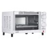 4 Slice Countertop Toaster Oven with 3 Settings, includes Baking Rack and Pan, Black, New