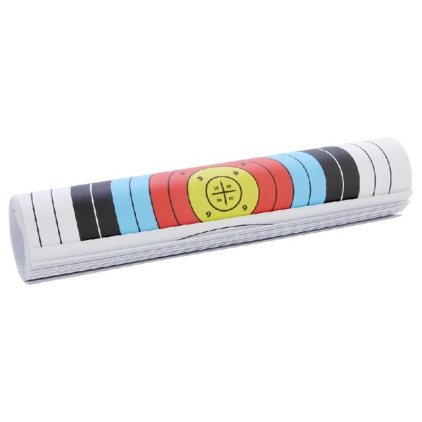 50-Pack Bullseye Large Paper Shooting Range Targets for Pistol Shooting - 17x17 in Bulk Pack for Hunting Accessories, Handguns, Gun Range, Firearms with Colorful Design (10 Rings)