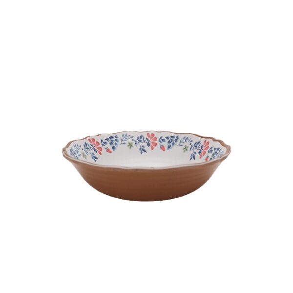 The Pioneer Woman Hattie 12-Piece Bamboo Melamine Dinnerware Set, Multicolor