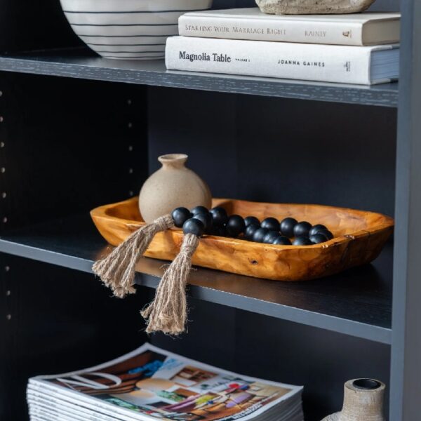 3-Shelf Bookcase with Adjustable Shelves, White