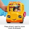 Little People School Bus Musical Toddler Toy Vehicle with 2 Figures