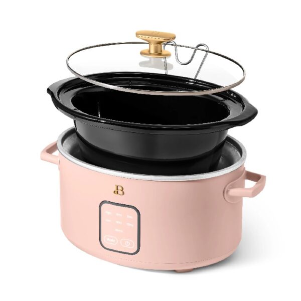 4Qt Slow Cooker with Touch-Activated Display, White Icing by Drew Barrymore