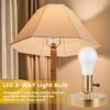 A19 3-Way LED Light Bulb, 40/60/100 Watts Tunable, Soft White, E26 Medium Base (4 Pack)