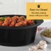Manual 7-Quart Slow Cooker, Black
