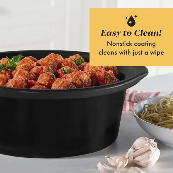 Manual 7-Quart Slow Cooker, Black