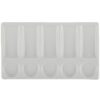 Creative Mark Glazed Stacking Style Nesting Palettes Porcelain Paint Palette Tray for Watercolor, Gouache, Color-Mixing - Paint Tray for Kids and Adults - 1 Pack