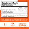 Turmeric Capsules, 1000mg, Ultra High Absorption, Joint Support Herbal Supplement, 120 Count