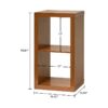 2 Cube Storage Organizer, Charcoal