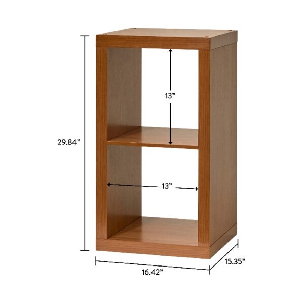2 Cube Storage Organizer, Charcoal