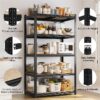 5-Tier Metal Boltless & Adjustable Storage Rack, Blue
