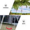 1 Set Red Outdoor Swing Toy in Plastic for Garden Use Chic Design Safe for Kids