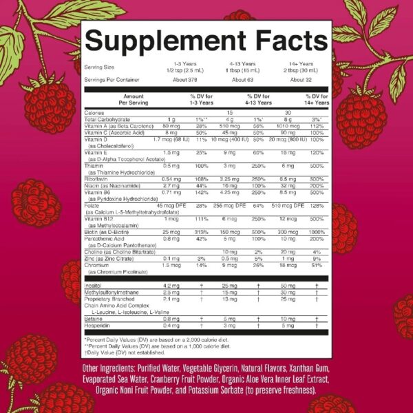 Multivitamin, Unisex, 32 Fl Oz, Vegan, Non-GMO, Vitamins C and D