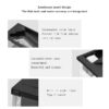 Home Betta Fish Tank Aquarium Fish Tank Kit With Transparent Cover LED Light Ecological Cycle System Heating Desktop Aquarium