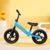Kids Balance Bike 12'' Wheel Toddler Training Bicycle Safe No Pedal Bike Funny and Lightweight for 2-6 Boys Girls, Blue