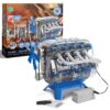 Discovery™ #Mindblown Model Engine Kit, with Moving Motor Parts And LED Lights