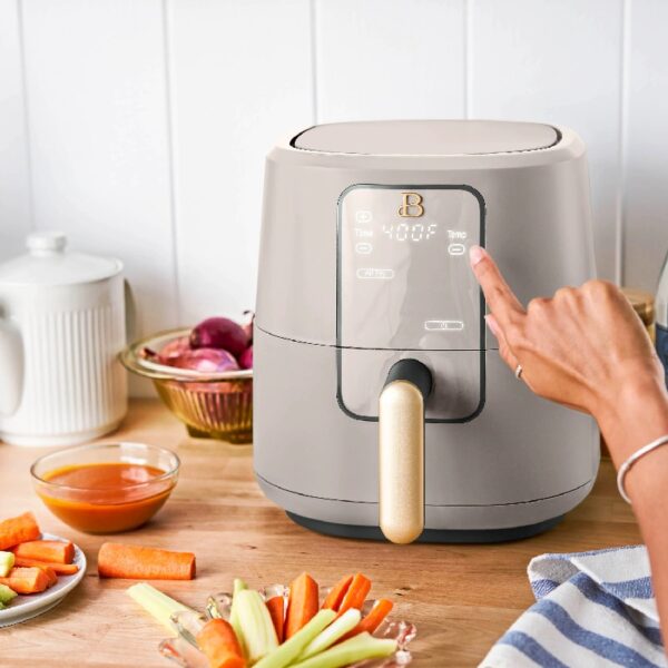 3 Qt Air Fryer with TurboCrisp Technology, White Icing by Drew Barrymore