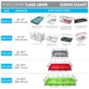 Paw Inspired PopCorner Guinea Pig Fleece Cage Liners for Midwest and C&C | Fleece Bedding for Guinea Pigs, Ferrets, Rabbits, Hamsters, Small Animals | Reinforced Corners Pee Pads (C&C 2x3, Green)