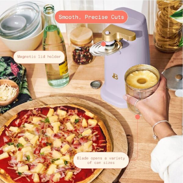 Easy-Prep Electric Can Opener, White Icing by Drew Barrymore