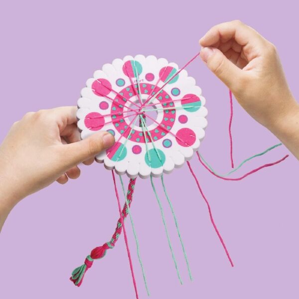 Jewelkeeper BFF Friendship Bracelet Activity Kit, DIY Bracelet Making Kit for Girls, Makes 22 Bracelets, 4 Looms, and Beads - with Instructions