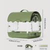 1pc Acrylic Bird Cage With Bird Bag, Parrot Outdoor Ornamental Bird Cage, Can Be Carried Outdoors, Bird Supplies